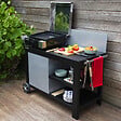 COOK'IN GARDEN - Desserte noire NOVA pour plancha - vignette