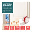 VOUNOT - Bas de porte isolant coupe froid 200 cm blanc - vignette