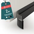 VOUNOT - Bas de porte isolant coupe froid 200 cm noir - vignette
