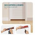 VOUNOT - Bas de porte isolant coupe froid 100 cm marron - vignette