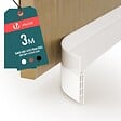 VOUNOT - Bas de porte isolant coupe froid 300 cm blanc - vignette