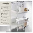 TECTAKE - Étagère de douche argent - vignette