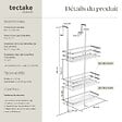 TECTAKE - Étagère de douche argent - vignette