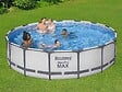 BESTWAY - Piscine tubulaire Steel Pro Max ronde 4,57 x 1,07 m - Bestway - vignette