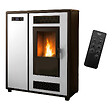 SANNOVER - Poêle à granulés Air Slim Astral 12,2 kW Blanc Sannover - vignette
