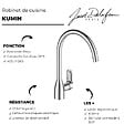 JACOB DELAFON - Robinet de cuisine Kumin chrome - vignette