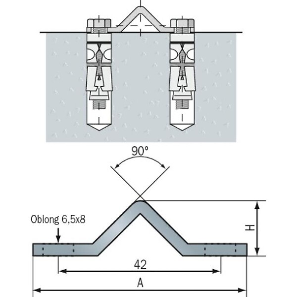 COMMUNELLO - RAIL G.TRIANGLE VISSER 3M 293 - large