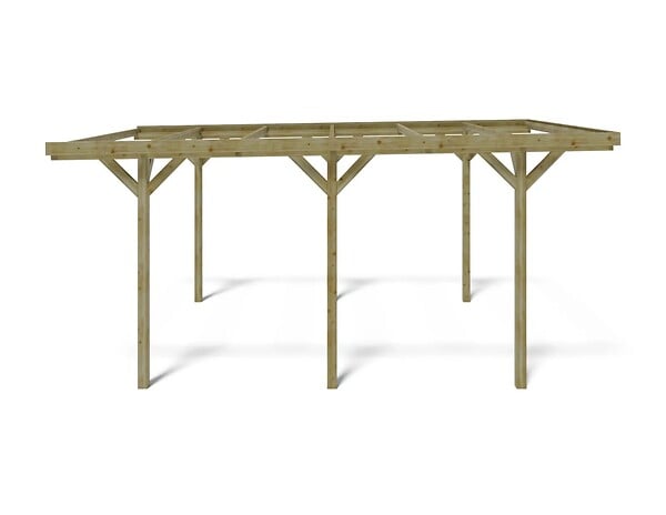 ALTANKA - Carport, abri de voiture  3.04x5.12 m - 15.57 m2 - CAR16 - large