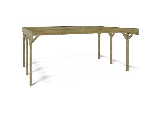 ALTANKA - Carport, abri de voiture  6.06x5.03 m - 30.48 m2 - CAR5 - large