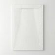 CERAMIA - Ceramia PixL 120x80 cm receveur de douche rectangulaire à poser en résine composite avec surface effet pierre, blanc (CERAPX12080W) - vignette