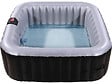 HABITAT ET JARDIN - Spa Gonflable NICE en PVC - 6 places - Gris/Noir - vignette