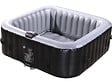 HABITAT ET JARDIN - Spa Gonflable NICE en PVC - 6 places - Gris/Noir - vignette