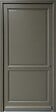 GD MENUISERIES - Porte d'entrée Bois Pleine Elixir, Vert Gris Olive, H215 x L90 cm Côte Tableau, p.Gauche (Poignée, Barillet ref010723NO) - vignette