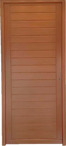 GD MENUISERIES - Porte d'entrée Bois Pleine Laura, H215 x L90 cm Côte Tableau p. Gauche - large