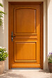 GD MENUISERIES - Porte d'entrée Bois Pleine Garnier, H215 x L90 cm Côte Tableau, p.Droit - vignette