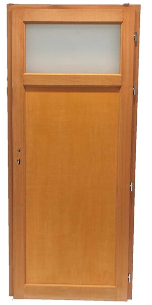 GD MENUISERIES - Porte De Service Bois Pagos, H200 x L80 Côte Tableau p. Gauche - large