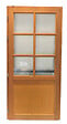 GD MENUISERIES - Porte De Service Bois Vitrée Naxos, H215 x L90 Côte Tableau, p.Droit (Poignée, Barillet ref 01245F924) - vignette