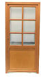 GD MENUISERIES - Porte De Service Bois Vitrée Naxos, H215 x L90 cm Côte Tableau p.Droit - vignette
