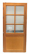 GD MENUISERIES - Porte De Service Bois Vitrée Naxos, H215 x L90 cm Côte Tableau p.Droit - vignette