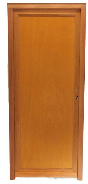 GD MENUISERIES - Porte De Service Bois pleine Armagos, H200 x L90 cm Côte Tableau p. Gauche - large