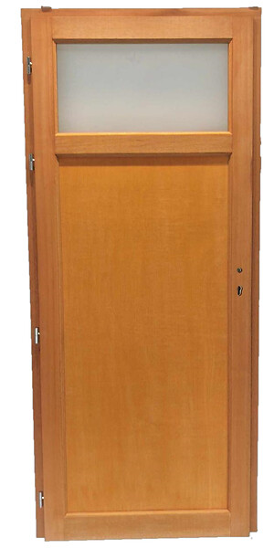 GD MENUISERIES - Porte De Service Bois Pagos, H200 x L90 cm Côte Tableau, p.Droit - large