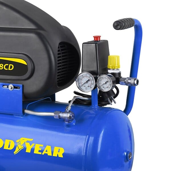 GOODYEAR - Compresseur d'air Silencieux 24 Litres 8 bar 2CV 1.5KW 115 PSI GOODYEAR - large