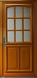 GD MENUISERIES - Porte d'entrée Bois Vitrée Marine, H200 x L90 cm Côte Tableau p.Droit - vignette