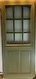 GD MENUISERIES - Porte d'entrée Bois Vitrée Andore Vert Gris Olive, H215 x L80 cm Côte Tableau p.Droit - vignette