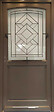 GD MENUISERIES - Porte d'entrée Bois Vitrée Elodie Gris Quartz, H215 x L90 cm Côte Tableau p.Droit - vignette