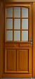 GD MENUISERIES - Porte d'entrée Bois Vitrée Marine, H215 x L90 cm Côte Tableau p. Gauche - vignette