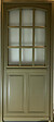 GD MENUISERIES - Porte d'entrée Bois Vitrée Andore Vert Gris Olive, H215 x L90 cm Côte Tableau p.Gauche - vignette
