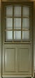 GD MENUISERIES - Porte d'entrée Bois Vitrée Andore Vert Gris Olive, H215 x L80 cm Côte Tableau p.Gauche - vignette