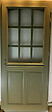 GD MENUISERIES - Porte d'entrée Bois Vitrée Andore Vert Gris Olive, H215 x L80 cm Côte Tableau p.Gauche - vignette