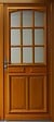 GD MENUISERIES - Porte d'entrée Bois Vitrée Marine, H215 x L90 cm Côte Tableau p.Droit - vignette