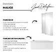 JACOB DELAFON - Tablier frontal baignoire rectangulaire + pare bain, blanc brillant Installation en niche - vignette