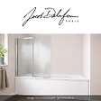 JACOB DELAFON - Tablier frontal baignoire rectangulaire + pare bain Installation en niche, blanc mat - vignette