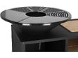 HABITAT ET JARDIN - Barbecue plancha brasero à charbon et bois "Maréchal" - Ø 81 cm - Noir - vignette