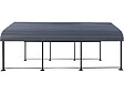HABITAT ET JARDIN - Carport abri de voiture en métal "Phoenix" - 13,5 m² - Gris - vignette