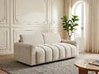 HABITAT ET JARDIN - Canapé lit convertible express "Isadora" - Matelas 18 cm - Couchage 140 cm - 3 places - Beige - vignette