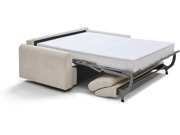 HABITAT ET JARDIN - Canapé lit convertible express "Isadora" - Matelas 18 cm - Couchage 140 cm - 3 places - Beige - large