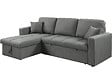 HABITAT ET JARDIN - Canapé d'angle convertible/réversible style bubble "Alain" - 3 places - Gris - vignette