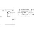 IDEAL STANDARD - Ideal Standard EUROVIT LAVE-MAINS 125 X 500 X 235 MM, BLANC (R421901) - vignette