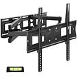 TECTAKE - Support mural TV 26"- 75" orientable et inclinable, VESA max.: 400x400, max. 100kg noir - vignette