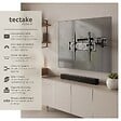 TECTAKE - Support mural TV 26"- 75" orientable et inclinable, VESA max.: 400x400, max. 100kg noir - vignette