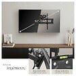 TECTAKE - Support mural TV 32"- 100" orientable et inclinable noir - vignette