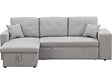 HABITAT ET JARDIN - Canapé d'angle convertible/réversible "Axel" - 3 places - Gris clair - vignette