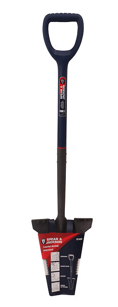 SPEAR & JACKSON - Louchet dentelé robuste - Acier au carbone - Désherbage - large