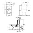 VILLEROY ET BOCH - WC à poser  O.novo avec abattant frein de chute déclipsable + nettoyant Briochin - vignette