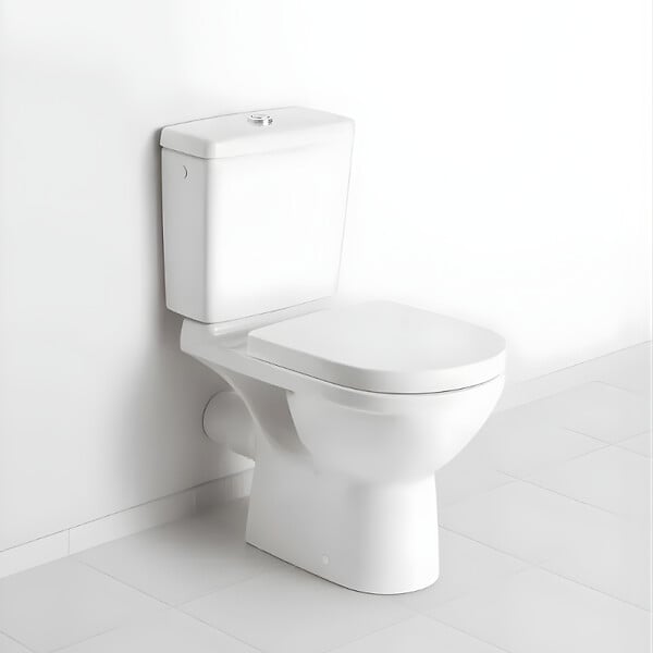 VILLEROY ET BOCH - WC à poser  O.novo avec abattant frein de chute déclipsable + nettoyant Briochin - large