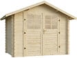 HABITAT ET JARDIN - Abri de jardin en bois "Beaufort" - 6.94 m² -  287 x 241 cm - 28 mm - vignette